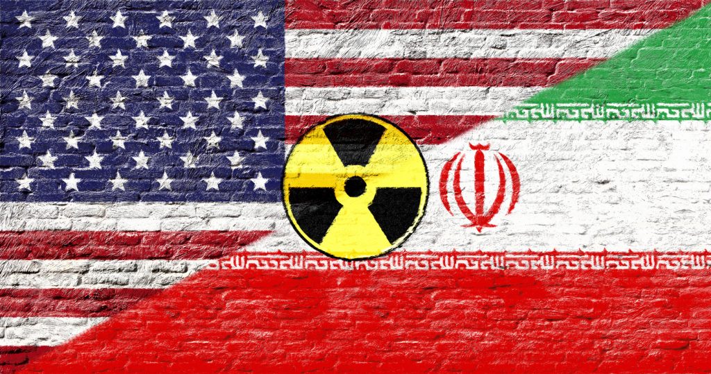 jcpoa iraanse en vs vlag