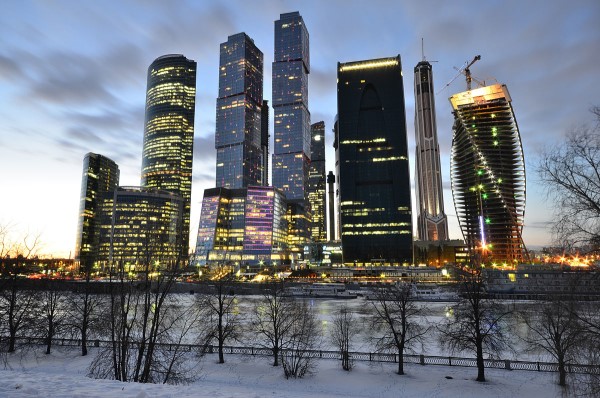 Moskva-City, het zakendistrict van Moskou - foto: Dmitry97ken, CC BY-SA 3.0