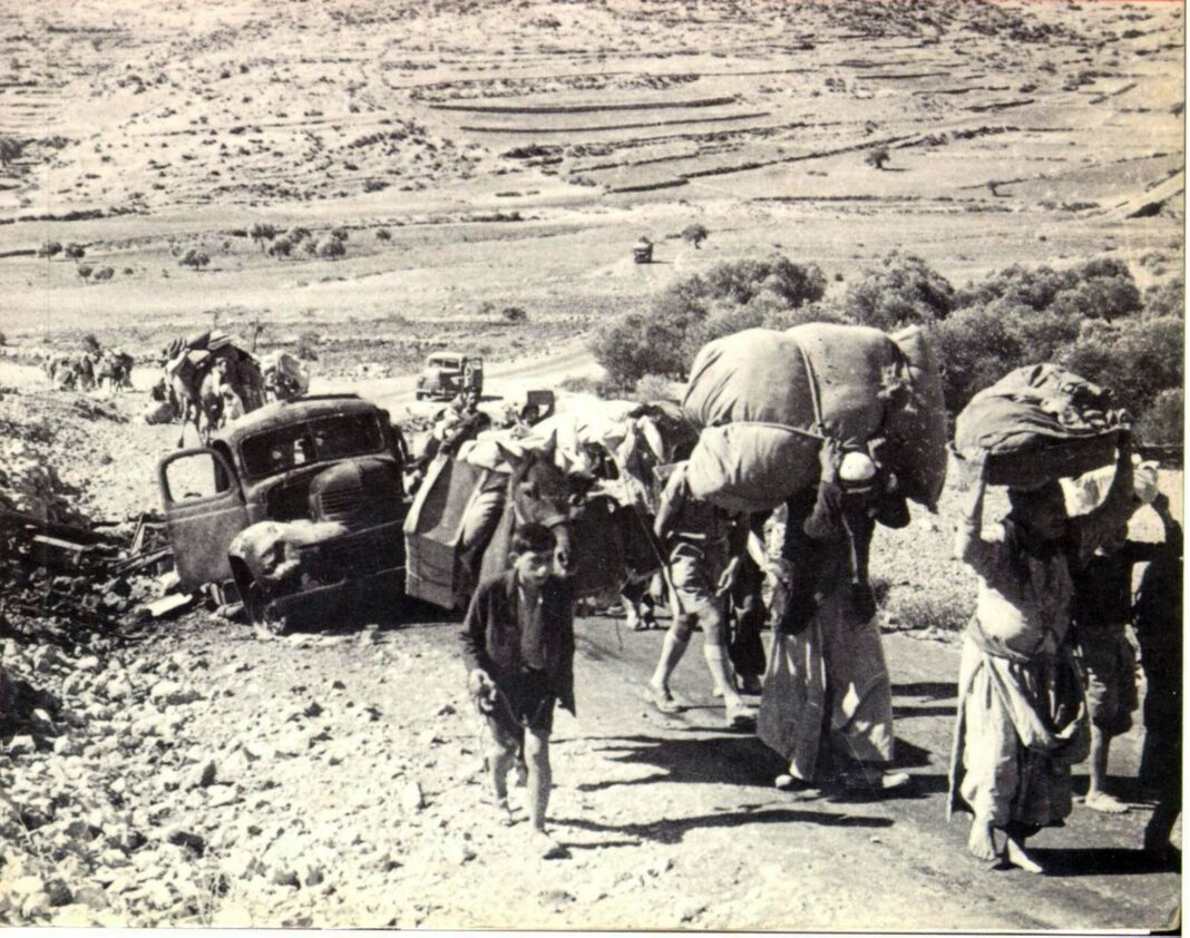 Palestijnse vluchtelingen 1948 - fotograaf onbekend - licentie: publiek domein vrij van rechten