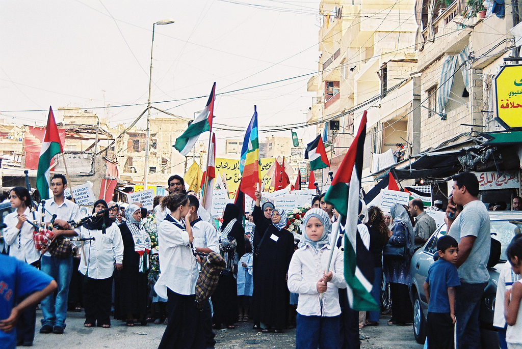 Jaarlijkse demonstratie ter herdenking van de Sabra en Shatila - foto: deutsch_laender - CC BY 2.0